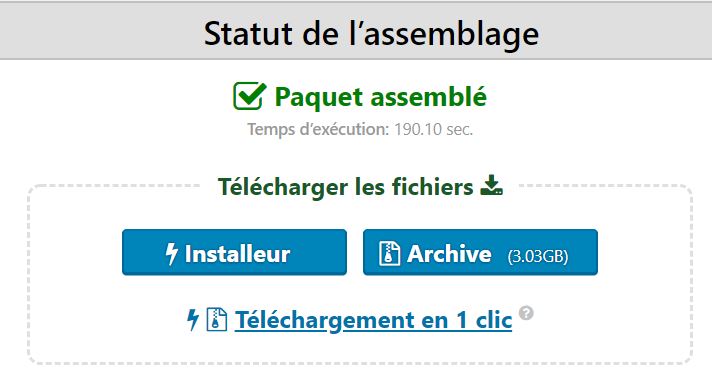 téléchargement paquet duplictor